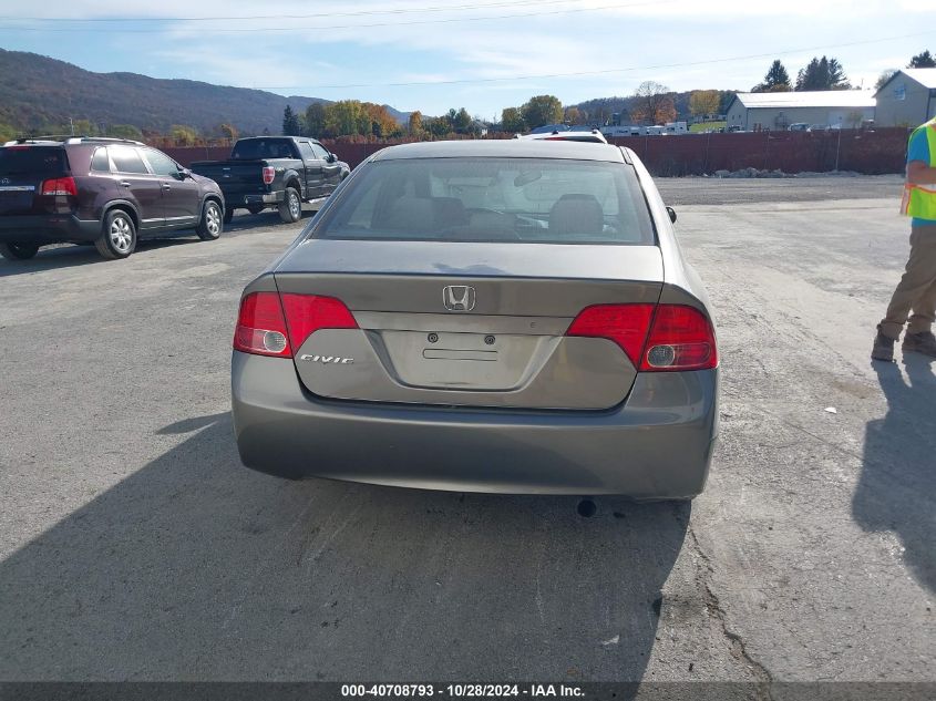 2006 Honda Civic Lx VIN: 1HGFA16526L105499 Lot: 40708793