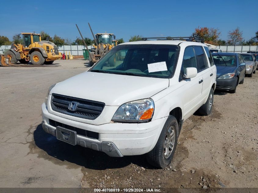 2004 Honda Pilot Ex-L VIN: 2HKYF18644H508402 Lot: 40708819