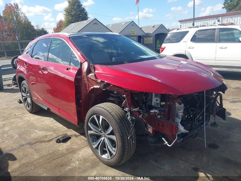 2018 Lexus Rx 450H VIN: 2T2BGMCA1JC022477 Lot: 40708835