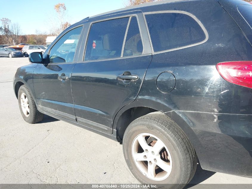 2007 Hyundai Santa Fe Gls VIN: 5NMSG73DX7H126047 Lot: 40708840