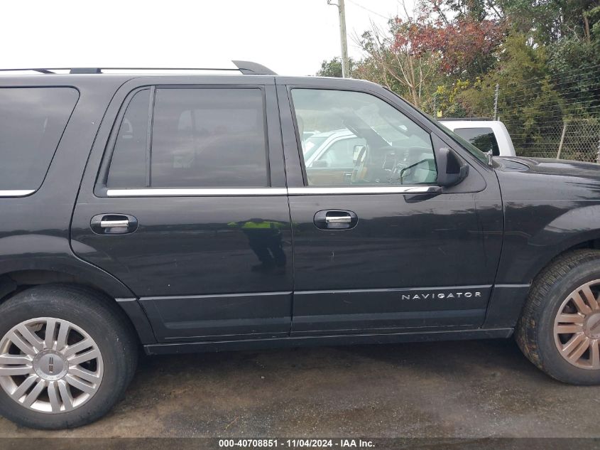 2013 Lincoln Navigator VIN: 5LMJJ2H50DEL01852 Lot: 40708851