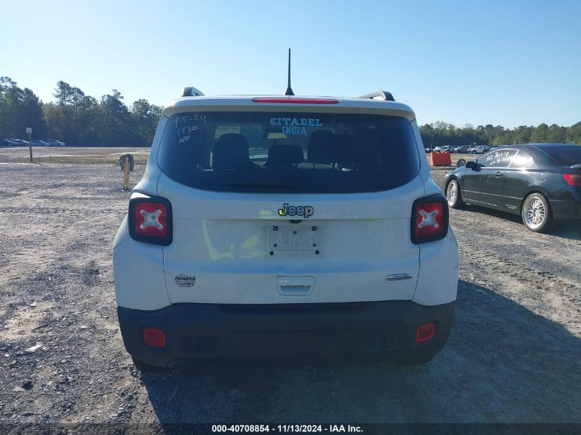 2020 Jeep Renegade Latitude Fwd VIN: ZACNJABBXLPL88504 Lot: 40708854