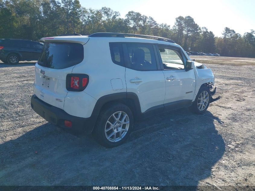 2020 Jeep Renegade Latitude Fwd VIN: ZACNJABBXLPL88504 Lot: 40708854