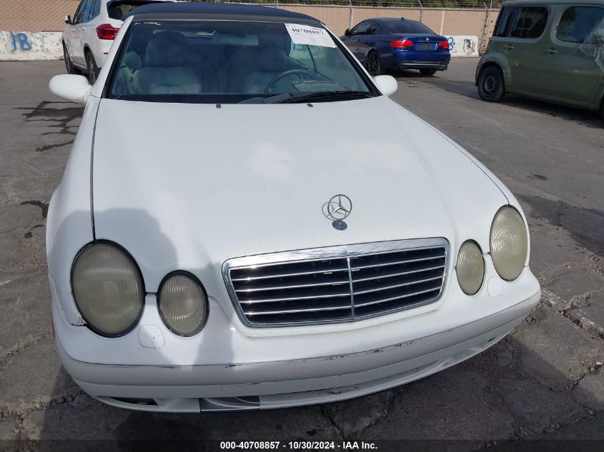 1999 Mercedes-Benz Clk 320 VIN: WDBLK65G2XT003635 Lot: 40708857