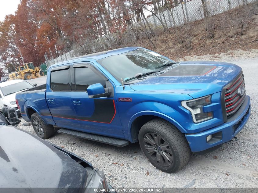 2016 Ford F-150 Lariat VIN: 1FTFW1EF5GFD02936 Lot: 40708872