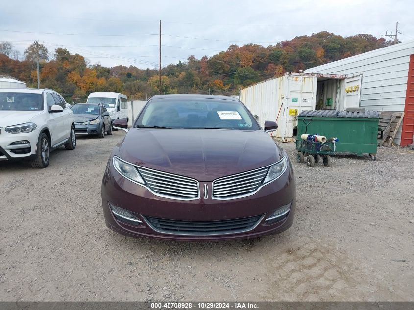 2013 Lincoln Mkz VIN: 3LN6L2J95DR805360 Lot: 40708928