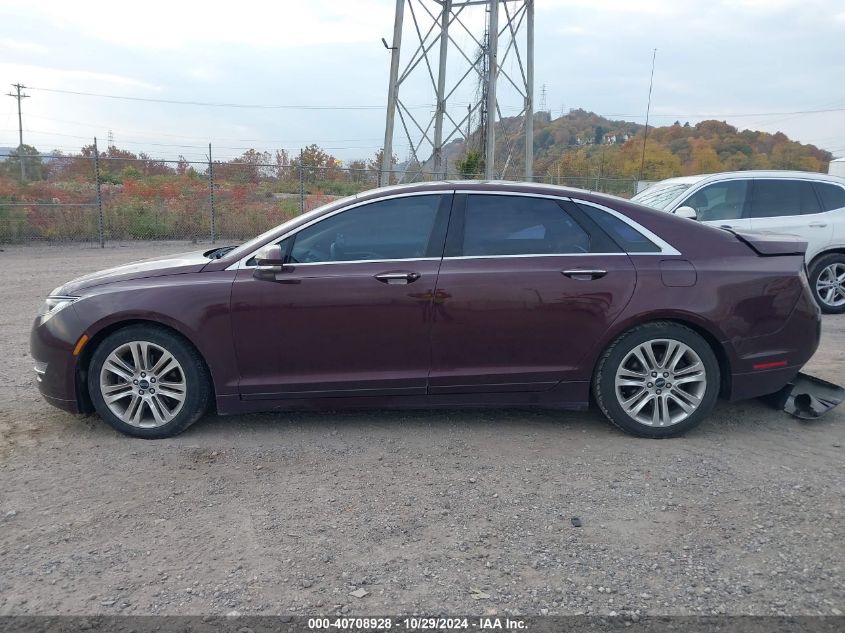 2013 Lincoln Mkz VIN: 3LN6L2J95DR805360 Lot: 40708928