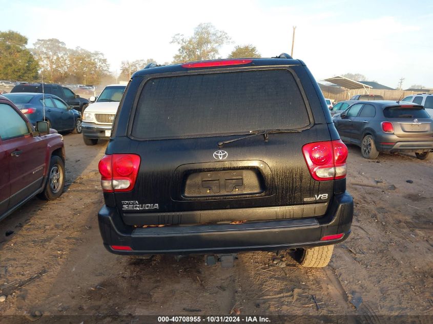 2007 Toyota Sequoia Sr5 V8 VIN: 5TDZT34A77S297178 Lot: 40708955