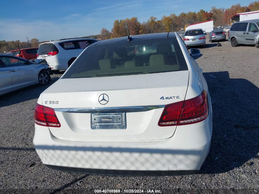 2014 Mercedes-Benz E 350 4Matic VIN: WDDHF8JBXEA975385 Lot: 40708969