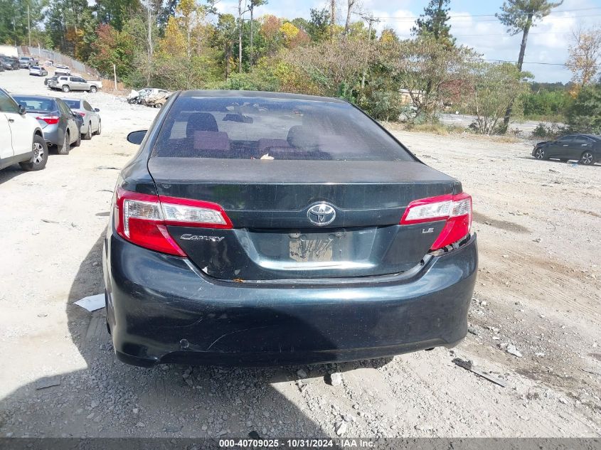 2012 Toyota Camry Le VIN: 4T1BF1FK4CU520751 Lot: 40709025