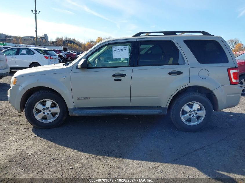 2008 Ford Escape Xlt VIN: 1FMCU03138KA92142 Lot: 40709079