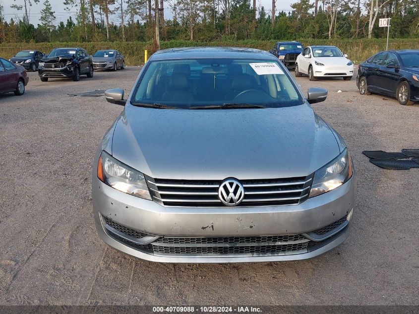 2013 Volkswagen Passat 2.5L Se VIN: 1VWBP7A37DC093848 Lot: 40709088