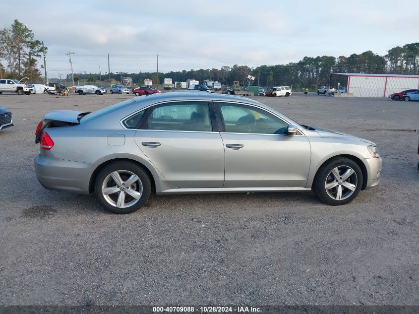 2013 Volkswagen Passat 2.5L Se VIN: 1VWBP7A37DC093848 Lot: 40709088