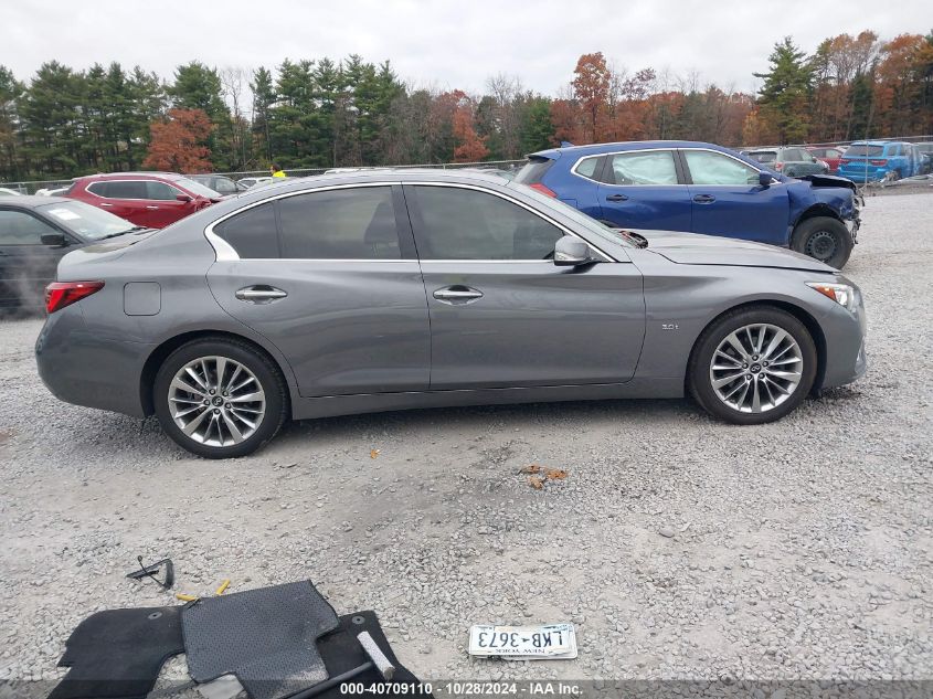 2018 Infiniti Q50 3.0T Luxe VIN: JN1EV7AR8JM443488 Lot: 40709110