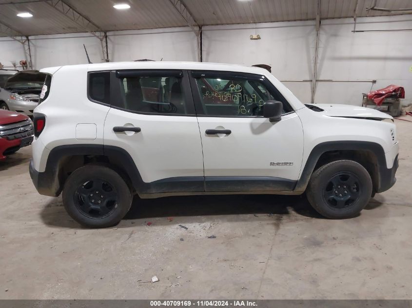 2018 Jeep Renegade Sport 4X4 VIN: ZACCJBAB6JPG88040 Lot: 40709169