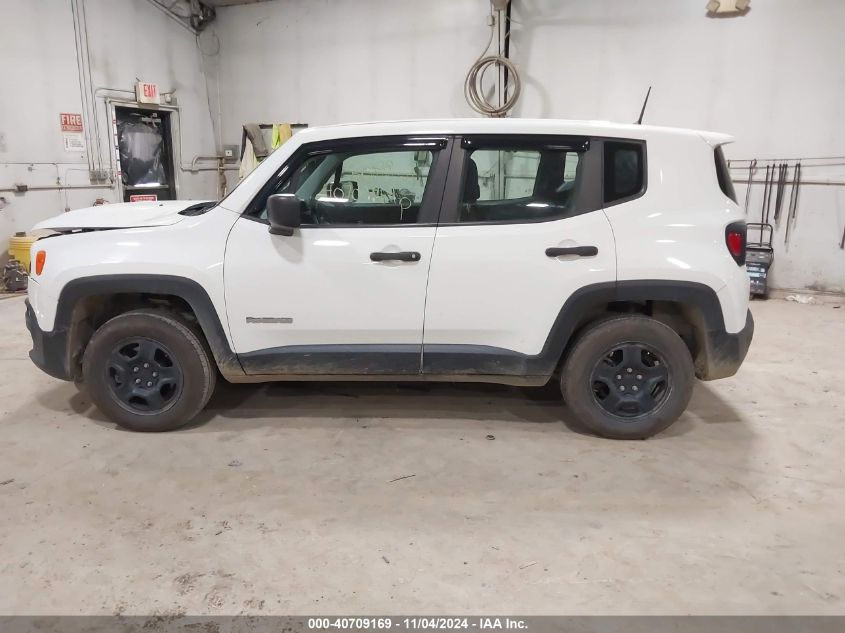 2018 Jeep Renegade Sport 4X4 VIN: ZACCJBAB6JPG88040 Lot: 40709169