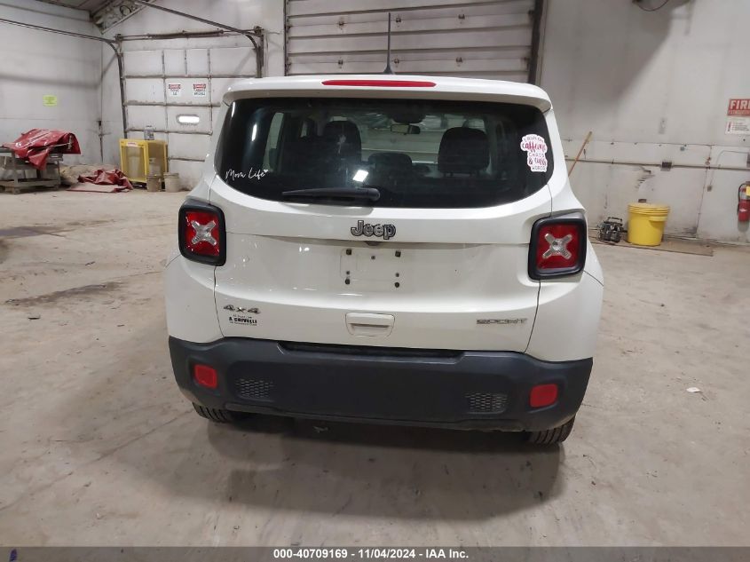 2018 Jeep Renegade Sport 4X4 VIN: ZACCJBAB6JPG88040 Lot: 40709169