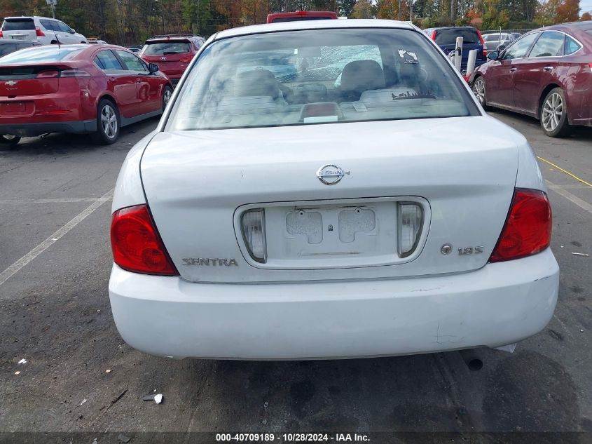 2004 Nissan Sentra 1.8S VIN: 3N1CB51D24L876568 Lot: 40709189