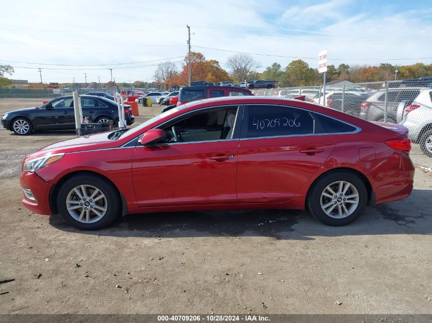 2015 HYUNDAI SONATA SE - 5NPE24AF5FH254695