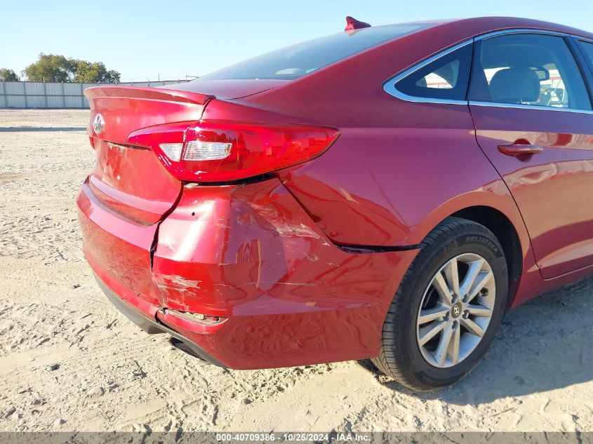 2015 Hyundai Sonata Se VIN: 5NPE24AF0FH178609 Lot: 40709386