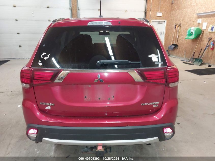 2016 Mitsubishi Outlander Sel VIN: JA4AZ3A37GZ056652 Lot: 40709393