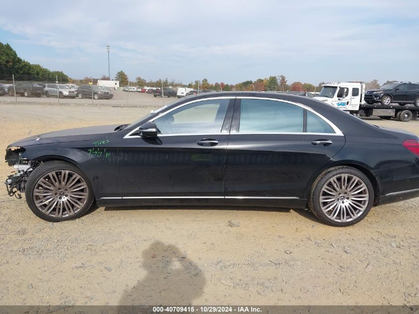 2020 Mercedes-Benz S 560 4Matic VIN: WDDUG8GB1LA510719 Lot: 40709415