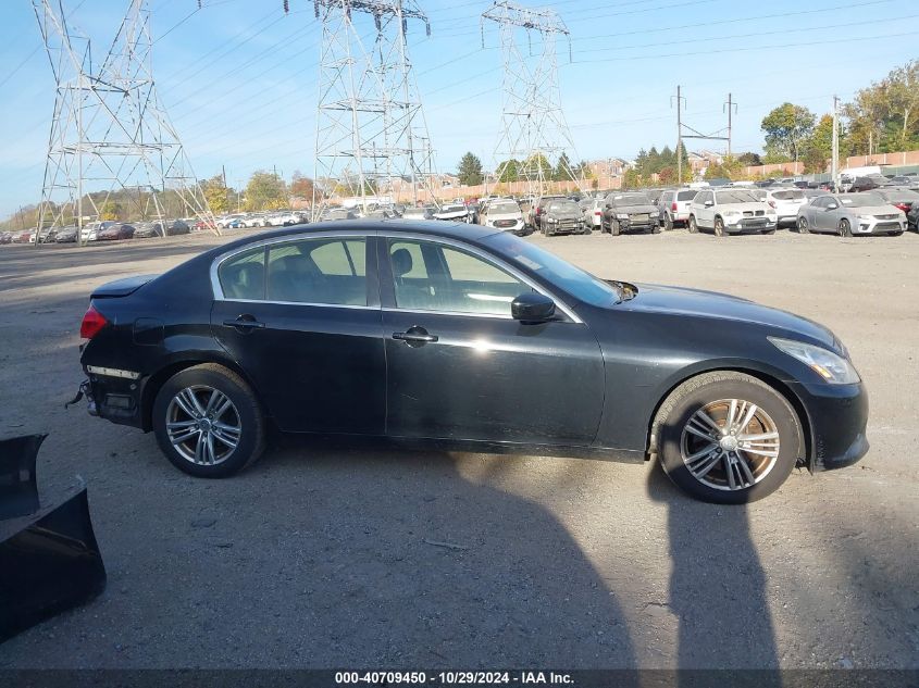 2013 Infiniti G37X VIN: JN1CV6AR5DM766421 Lot: 40709450