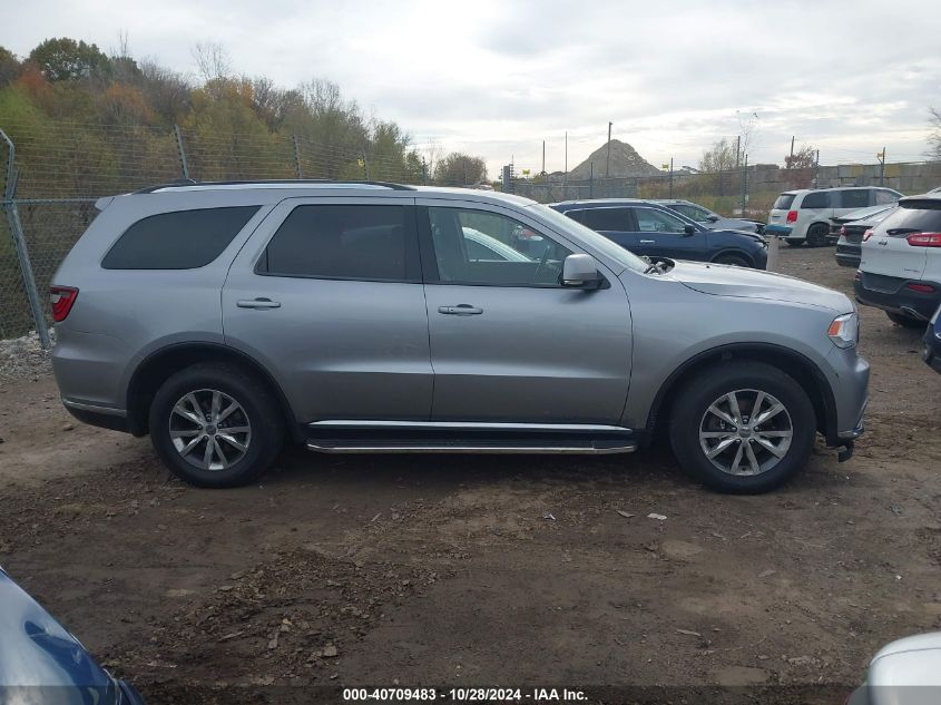 2016 Dodge Durango Limited VIN: 1C4RDJDG6GC474147 Lot: 40709483