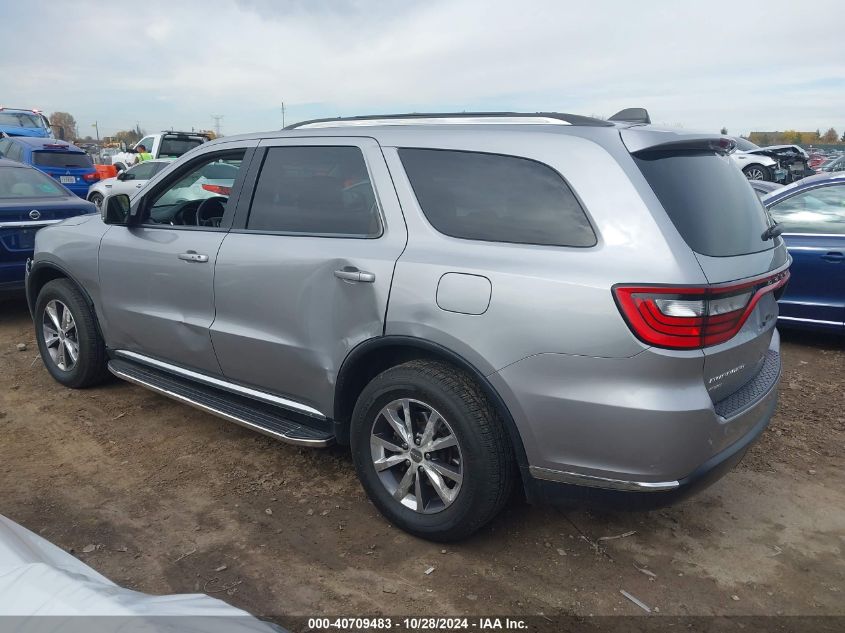 2016 Dodge Durango Limited VIN: 1C4RDJDG6GC474147 Lot: 40709483