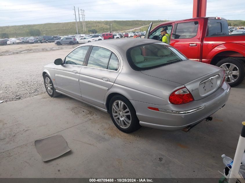 2003 Jaguar S-Type 4.2L V8 VIN: SAJEA01U83HM85483 Lot: 40709488