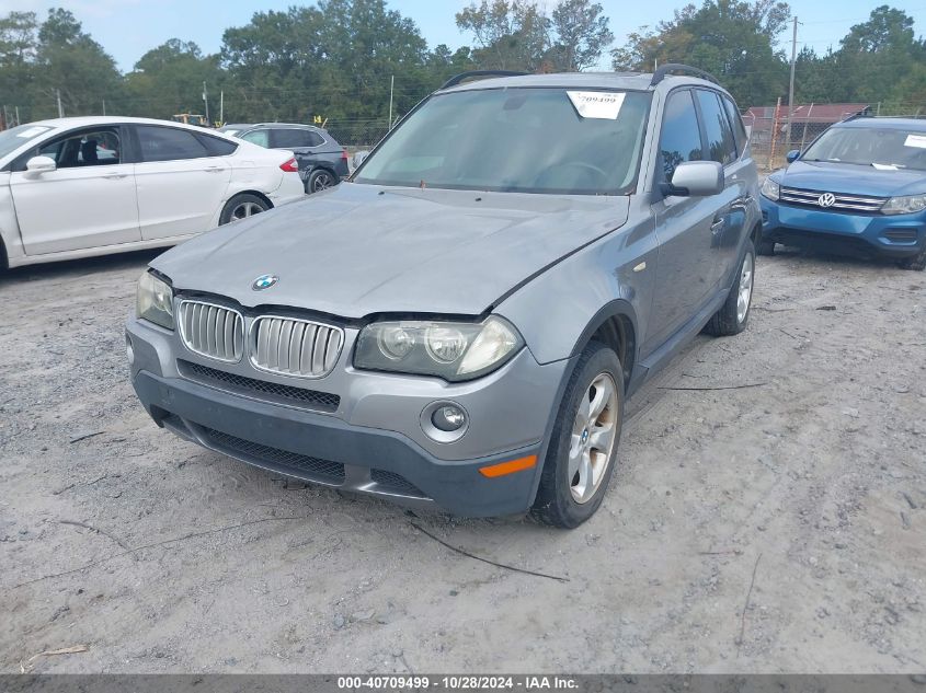 2008 BMW X3 3.0Si VIN: WBXPC93418WJ18272 Lot: 40709499