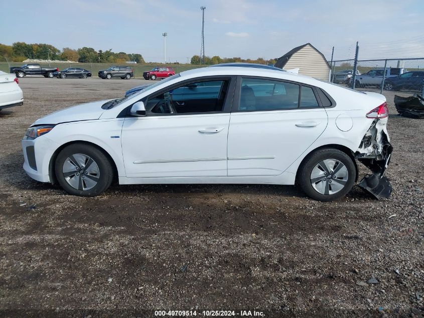 2019 Hyundai Ioniq Hybrid Blue VIN: KMHC65LC7KU110047 Lot: 40709514