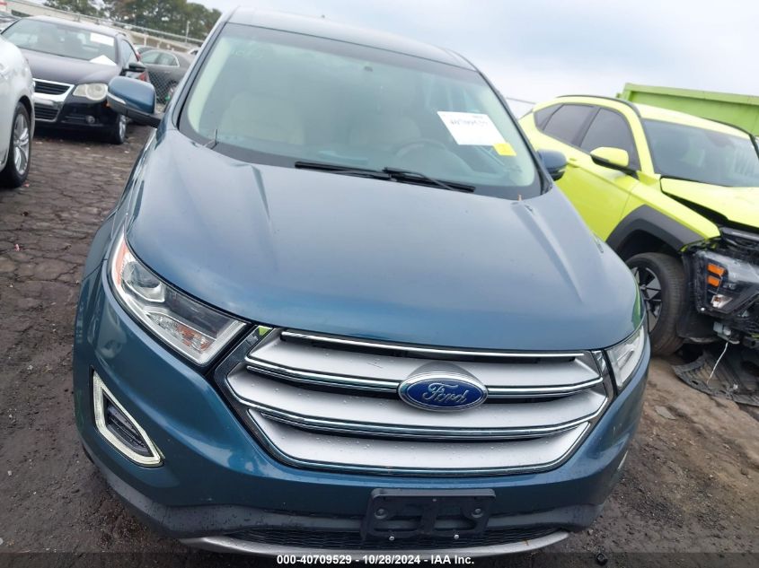 2016 Ford Edge Sel VIN: 2FMPK3J92GBB99161 Lot: 40709529