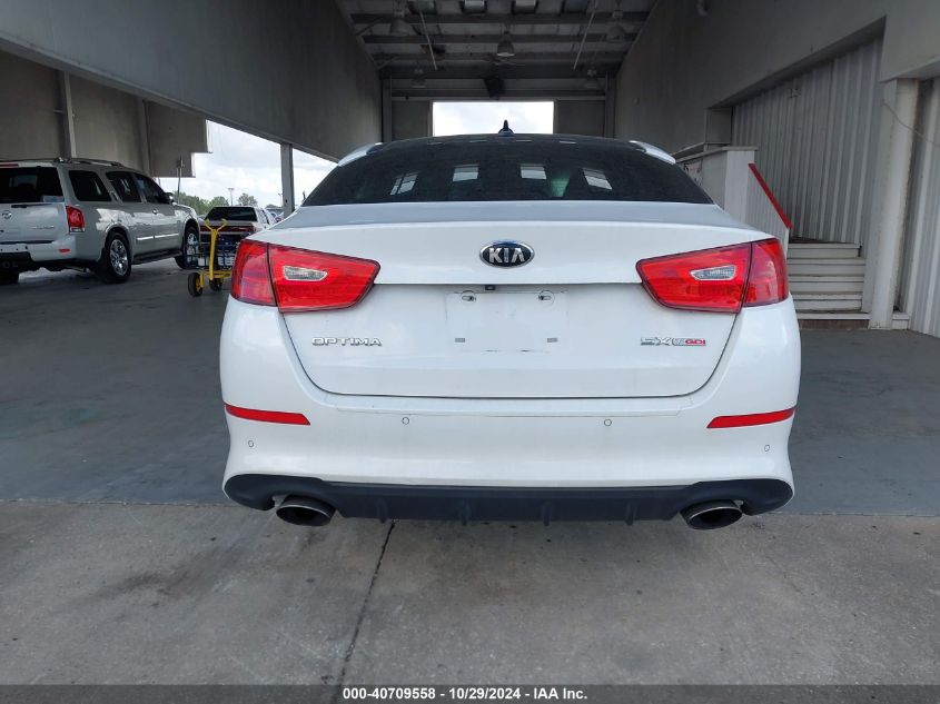 2014 Kia Optima Sx Turbo VIN: 5XXGR4A64EG328185 Lot: 40709558