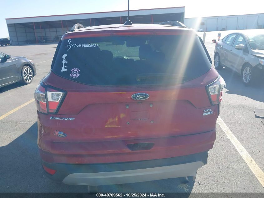 2018 Ford Escape Sel VIN: 1FMCU9HD2JUA23850 Lot: 40709562