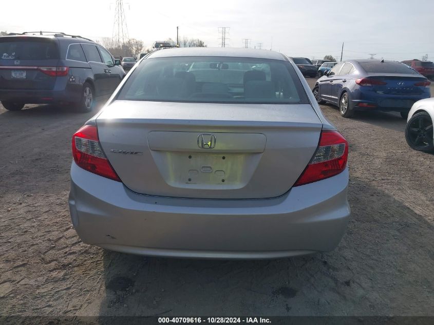 2012 Honda Civic Sdn Lx VIN: 19XFB2F57CE087751 Lot: 40709616