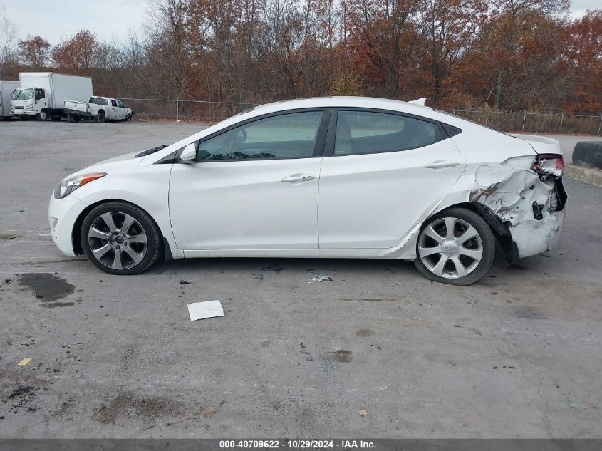 2013 Hyundai Elantra Limited VIN: 5NPDH4AE7DH331677 Lot: 40709622