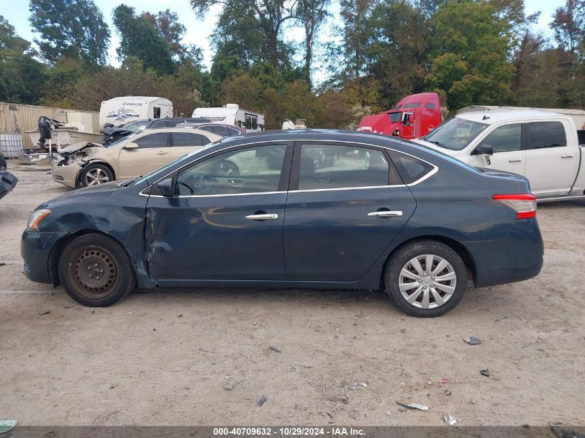 2013 Nissan Sentra Sv VIN: 3N1AB7AP2DL783367 Lot: 40709632