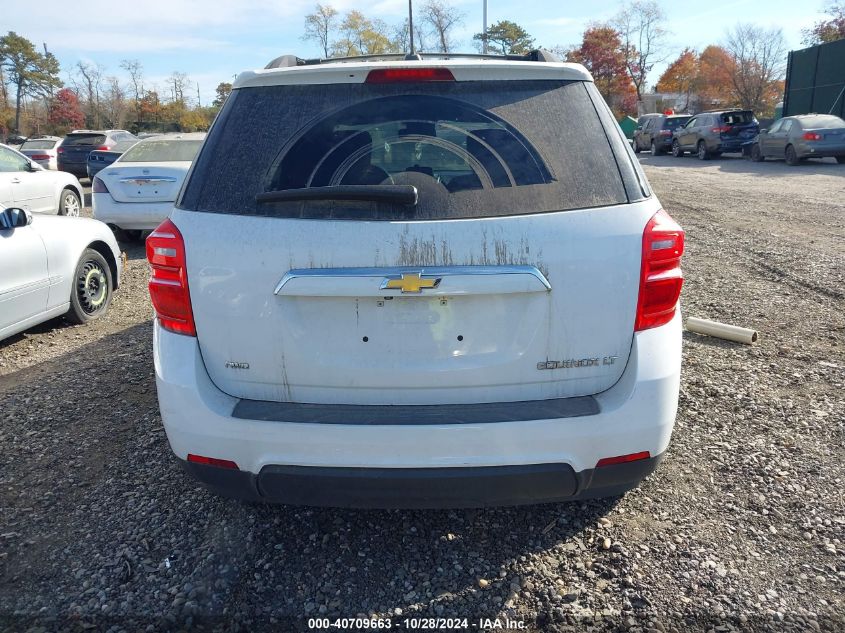 2016 Chevrolet Equinox Lt VIN: 2GNFLFEKXG6357211 Lot: 40709663