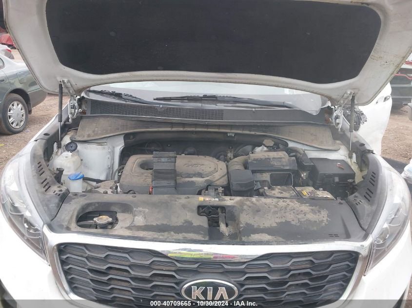 2019 Kia Sorento 2.4L Lx VIN: 5XYPG4A38KG521572 Lot: 40709665