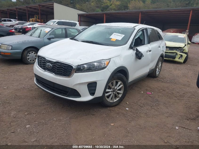 2019 Kia Sorento 2.4L Lx VIN: 5XYPG4A38KG521572 Lot: 40709665