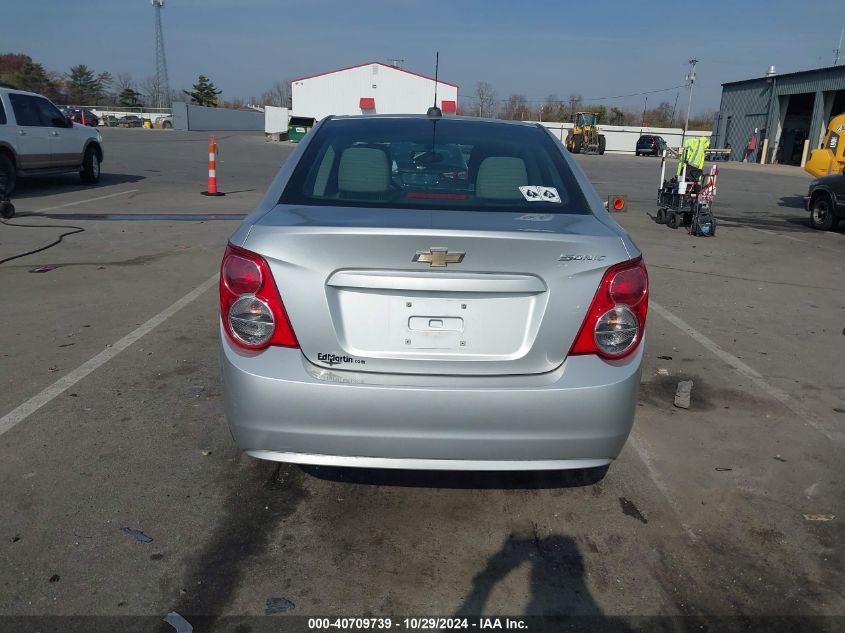 2015 Chevrolet Sonic Ls Auto VIN: 1G1JA5SH4F4130570 Lot: 40709739