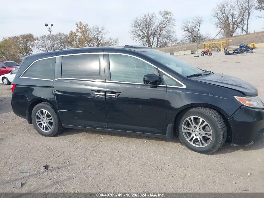 2013 Honda Odyssey Ex-L VIN: 5FNRL5H63DB07310 Lot: 40709749