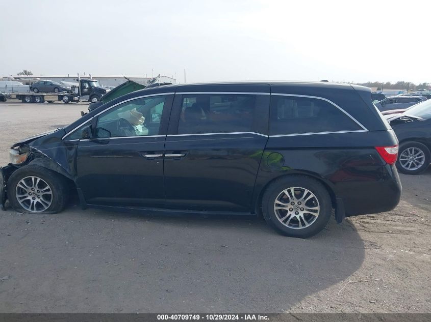 2013 Honda Odyssey Ex-L VIN: 5FNRL5H63DB07310 Lot: 40709749