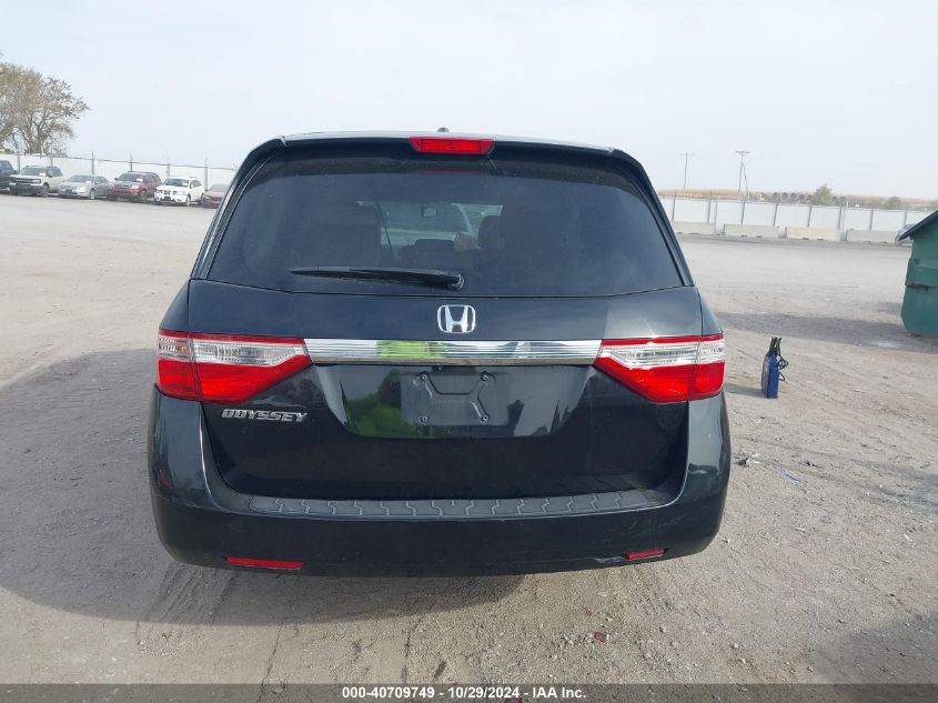 2013 Honda Odyssey Ex-L VIN: 5FNRL5H63DB07310 Lot: 40709749