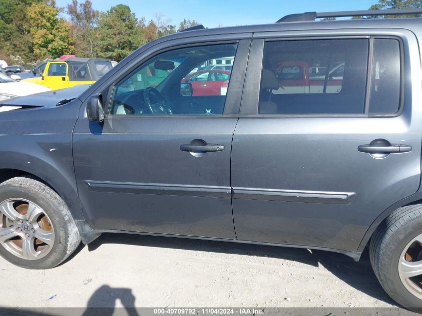 2012 Honda Pilot Ex-L VIN: 5FNYF4H71CB056786 Lot: 40709792