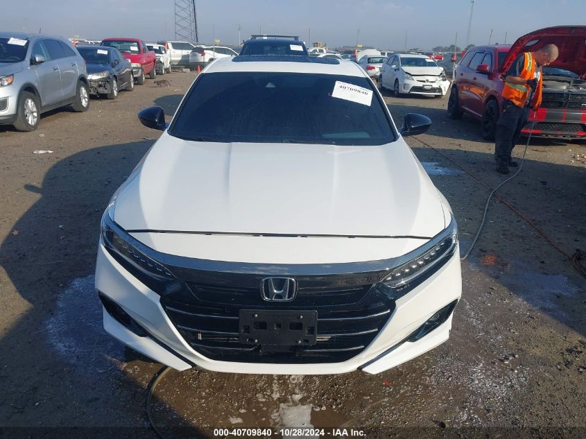 2022 Honda Accord Sport 2.0T VIN: 1HGCV2F30NA002605 Lot: 40709840