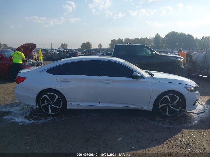 2022 Honda Accord Sport 2.0T VIN: 1HGCV2F30NA002605 Lot: 40709840