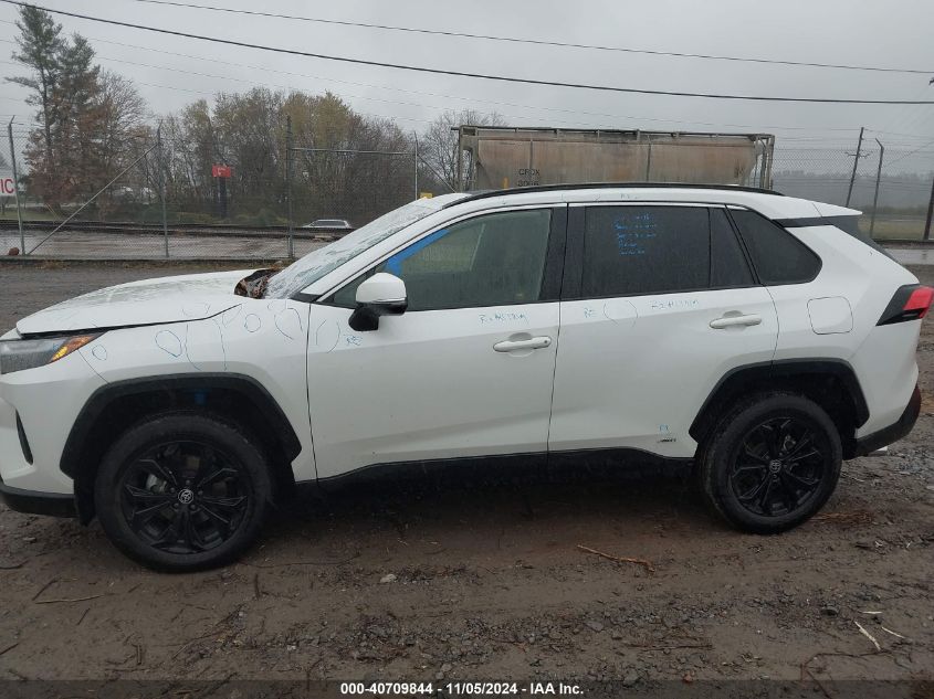 2022 Toyota Rav4 Hybrid Se VIN: JTM16RFV6NJ015596 Lot: 40709844