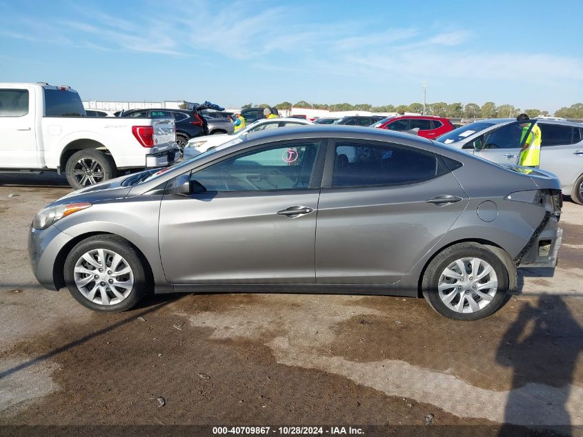 2013 Hyundai Elantra Gls VIN: 5NPDH4AE8DH193390 Lot: 40709867